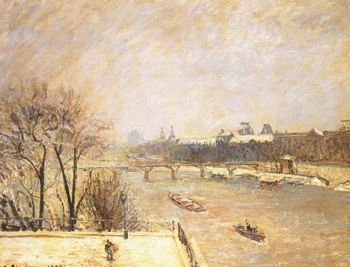 Camille Pissarro Morning snow